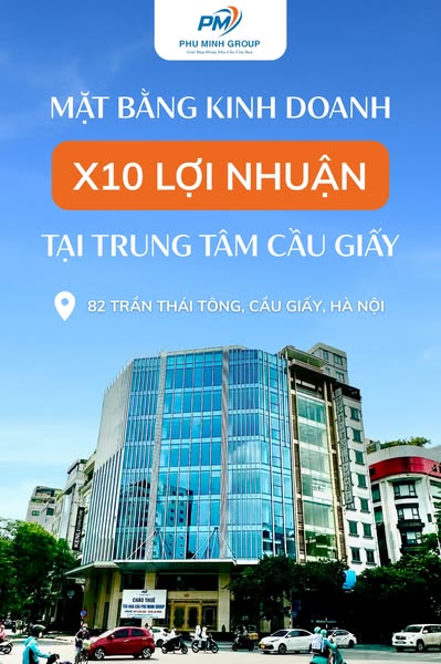 Phú Minh Group cho thuê mặt bằng, văn phòng hạng B tại Cầu Giấy _ PCCC & thang máy đầy đủ